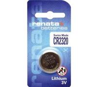 RENATA Blister de 1 Pile bouton lithium CR2320 3V 150 mAh