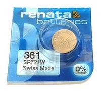 RENATA Blister de 1 Pile bouton oxyde argent X361 SR721W