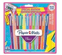 Blister de 12 stylos feutres avec pointe moyenne Papermate Flair Tendance Rétro Multicolore G