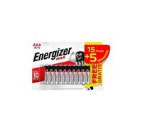 Energizer PILAS Alkaline Max LR03 (AAA) BL15+5 BR Piles