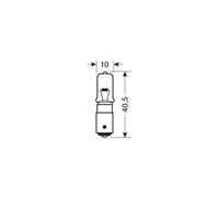 Blister de 2 lampes halogènes LAMPA 12V BAY9S H21W 21W pour clignotants et feux