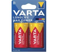 Blister de 2 piles LONGLIFE Max Power LR20 D 1,5V - VARTA - 4714110401