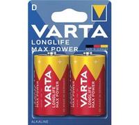 Blister de 2 piles LONGLIFE Max Power LR20 D 1,5V - VARTA - 4714110401