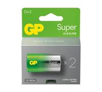 GP Super Pile LR20 (D) alcaline(s) 1.5 V 2 pc(s)