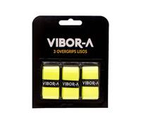 Blister De 3 Overgrips Vibor-a Pro Lisse Jaune Fluo M/L