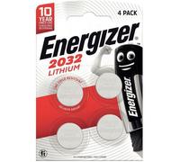 Energizer Piles bouton CR2032 – Lithium 3V 240 mAh – Lot de 4