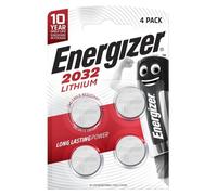 EN 4X2032 - Pile bouton lithium, 3 V, 240 mAh, 20 x 3,2 mm, lot de 4