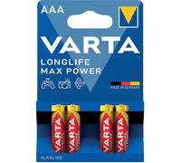 Blister de 4 piles LONGLIFE Max Power LR03 AAA 1,5V - VARTA - 4703110404