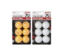 Blister de 6 balles de tennis de table Tremblay Orange TU