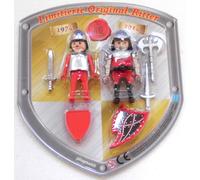 Blister Duo Pack Chevalier Edition Limitée 40 Ans Playmobil 1974 - 2014 Ovp Neuf