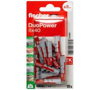 Fischer Cheville DuoPower 534994 8 x 40 K NV – 2 éléments 8 mm 40 mm – 1 set