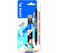 Blister Frixion Ball Clicker 0.7 - Roller Effaçable - Noir + 1 Set De 3 Recharges - Pointe Moyenne