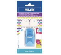 Blister Gomme Avec Taille-Crayons Capsule + 2 Recharges Gommes