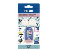 MILAN BYM10034PCK PLAQUETTE Aiguille Capsule Peacock + 2 gommes de rechange Multicolore