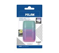 Blister Gomme Avec Taille-Crayons Compact Sunset Lilas