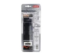 Blister Mixte Graphic 8 Pièces Derwent Noir