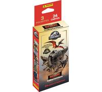 Blister - PANINI - JURASSIC WORLD 4 TCG - 3 pochettes - 24 cartes