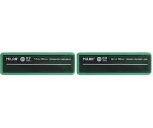 Blister petite boîte de 12 mines graphite 0.9 mm 2B (Lot de 2)