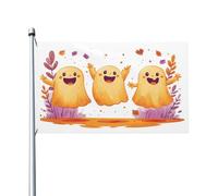 Blithe Spirit Drapeau double face 0,9 x 1,5 m - Bannière robuste pour décoration extérieure et de jardin, impression double face, facile à installer