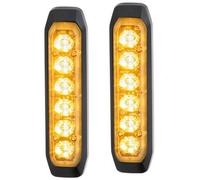 Blitz-Kennleuchte LED 24 V Jaune Amber HELLA 8 LED Magnétique 1