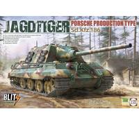 Blitz Par Takom 8003 Jagdtiger Sd.Kfz.186 Porsche Production 1/35 Kit Echelle