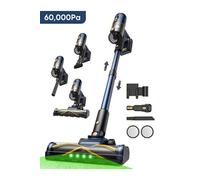 Blitz V12-Aspirateur Balai Sans Fil-60kPa-600W-1L-55min Autonomie-Ecran LED-Technologie GreenLight-Tube Télescopique-pour Tapis,Sols,Poils d'animaux