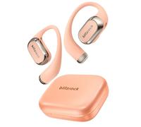 BlitzRock CT3 Pro Open Ear Ecouteurs sans Fil Bluetooth 5.4, Son Riche et Équilibré, Audio Haute Résolution, Appels Clairs avec IA, Ajustement Sécurisé, 40H de Lecture, IPX5, Charge Rapide, Rose