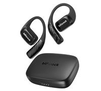BlitzRock Écouteurs Bluetooth 5.4 sans Fil Sport Open Ear, Doux et Confortable, Qualité Sonore Équilibrée, 4-Mic ENC Appels Clairs, Contrôle Via Application, 32 Heures de Lecture, IPX5, Noir