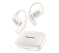 BlitzRock Écouteurs Bluetooth 5.4 sans Fil Sport Open Ear, Doux et Confortable, Qualité Sonore Équilibrée, 4-Mic ENC Appels Clairs, Contrôle Via Application, 32 Heures de Lecture, IPX5, Blanc