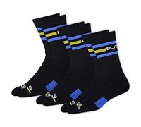 BLITZSOX Hi-Tech Performance Athlétique Chaussettes de Sport Pour Homme Femme (Course à Pied, Tennis, Exercice et Remise en Forme), Lot de 3, Taille: 47-49