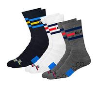 BLITZSOX Hi-Tech Performance Athlétique Chaussettes de Sport Pour Homme Femme (Course à Pied, Tennis, Exercice et Remise en Forme), Lot de 3, Taille: 47-49