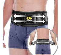 BLITZU Sacroiliac SI Ceinture de hanche pour homme et femme Ceinture de soutien lombaire Ceinture de compression pour le bassin, les articulations, les lombaires et la sciatique Ceinture de soutien du