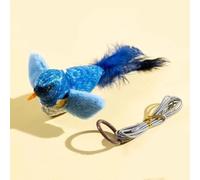 BLIUTIEBS Les jouets pour chat simulent les oiseaux faisant des sons, taquinant les bâtons de chat pour soulager l'ennui et supporter les morsures