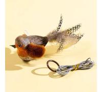 BLIUTIEBS Les jouets pour chat simulent les oiseaux faisant des sons, taquinant les bâtons de chat pour soulager l'ennui et supporter les morsures