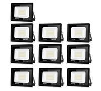 Blivrig 【10PCS】 30W projecteur exterieur led 3000LM IP66 Imperméable spot led exterieur Super Brillant Eclairage Extérieur Blanc froid(6000k) Sécurité spot led pour stades, usines, Parking, garage