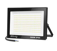 Blivrig 300W projecteur exterieur led 30000LM IP66 Imperméable spot led exterieur Super Brillant Eclairage Extérieur Blanc froid(6000k) Sécurité spot led pour stades, usines, Parking, garage, jardin