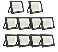Blivrig 300W Projecteur LED Extérieur Eclairage Extérieur LED,spot led exterieur IP66 Imperméable, pour terrains de jeux, stades, usines, Parking, garage, jardin Sans Détecteur (Blanc froid, 10PCS)