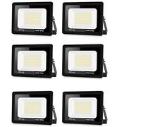 Blivrig 【6PCS】 100W projecteur exterieur led 10000LM IP66 Imperméable spot led exterieur Super Brillant Eclairage Extérieur Blanc Chaud(3000k) Sécurité spot led pour stades, usines, Parking, garage