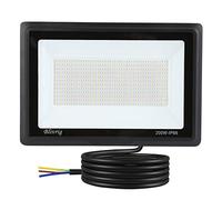 Blivrig Projecteur LED Extérieur 200W, Spot LED Extérieur Blanc Froid 6000K | IP66 Étanche, 20000LM Super Lumineux, 288 LED, 120° Éclairage, pour Terrasse, Patio, Chemins, Stades, Garage, Jardi