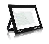 Blivrig Projecteur LED Exterieur,300W Projecteur Exterieur,IP66 Etanche 30000LM Spot LED Extérieur Puissant, Lumières d'inondation.pour jardin, Garage,Patio,Grange,Cour(Blanc Chaud, 300W)