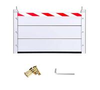 Blivysse Aluminium Barrière Anti-inondation L83-293cm Kit De Seuil De Barrière Anti-inondation pour Porte De Garage 60cm High Barrière Anti-inondation pour Porte(93 * 60cm)