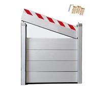 Blivysse Barrière De Protection des Inondations 116cm Long Barrière Anti-inondation Mobile Batardeau Anti Inondation Garage Porte sous-Sol(116 * 100cm)