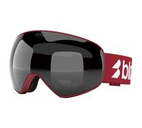 Bliz - Floz Mirror Cat.3 VLT 15% - Masque de ski - matte burgundy / smoke with silver mirror