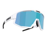 Bliz - Lunettes de soleil de sport - Fusion Matt White Shiny Nano Optics Photochromic Brown Blue Multi - Blanc Blanc