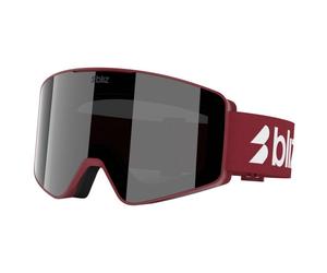 Bliz - G001 S3 Mirror - Masque de ski - matte burgundy / smoke with silver mirror