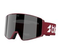 Bliz - G001S S3 Mirror - Masque de ski - matte burgundy / smoke with silver mirror
