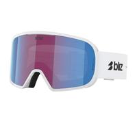 Bliz - G002S S2 - Masque de ski - matte white / n_o_n violet & blue