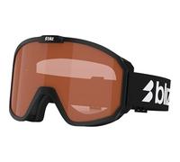 Bliz Kinder Rave JR Skibrille, matt black-white logo-orange, OneSize