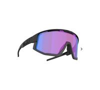 BLIZ - Lunettes de soleil de sport - Fusion Matt Black Nano Nordic Light Begonia Violet W Blue Multi - Noir Noir