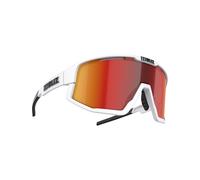 BLIZ - Lunettes de soleil de sport - Fusion Matt White Smoke W Red Multi - Blanc Blanc